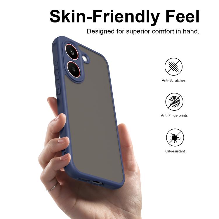 For Redmi Turbo 5 5G / Poco X8 Pro 5G Fan Dun Series TPU Hybrid PC Frosted Phone Case