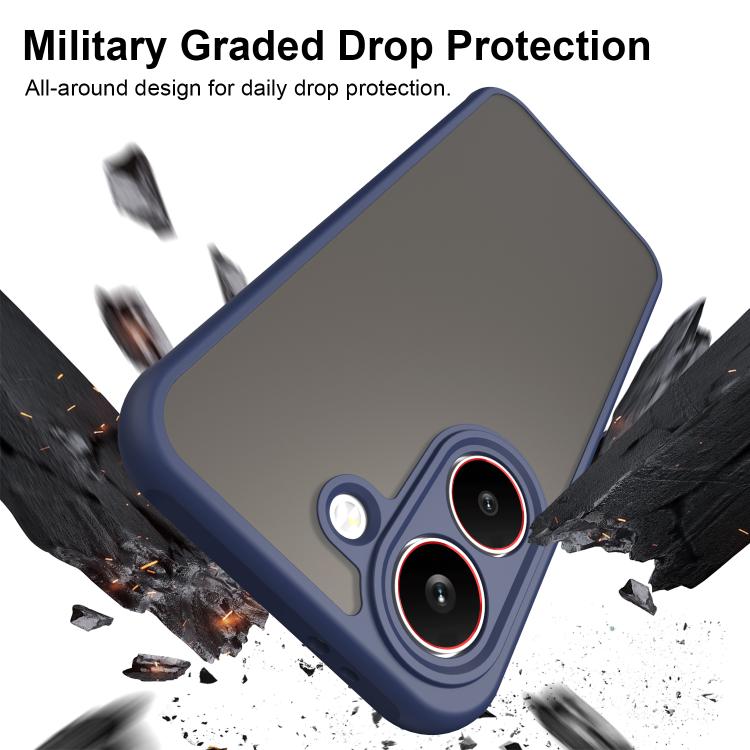 For Redmi Turbo 5 5G / Poco X8 Pro 5G Fan Dun Series TPU Hybrid PC Frosted Phone Case
