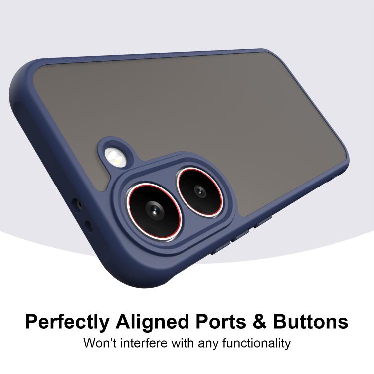 For Redmi Turbo 5 5G / Poco X8 Pro 5G Fan Dun Series TPU Hybrid PC Frosted Phone Case