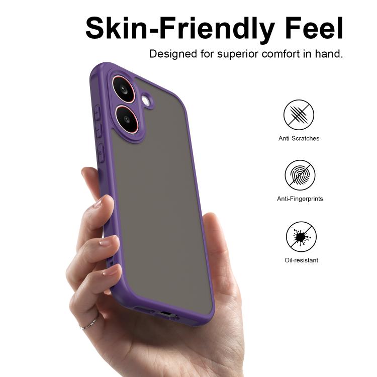 For Redmi Turbo 5 5G / Poco X8 Pro 5G Fan Dun Series TPU Hybrid PC Frosted Phone Case