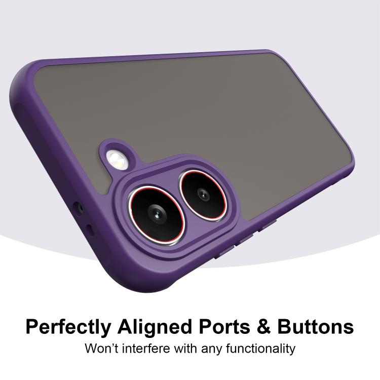 For Redmi Turbo 5 5G / Poco X8 Pro 5G Fan Dun Series TPU Hybrid PC Frosted Phone Case
