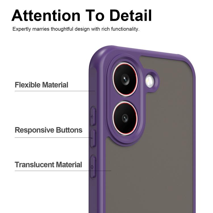 For Redmi Turbo 5 5G / Poco X8 Pro 5G Fan Dun Series TPU Hybrid PC Frosted Phone Case