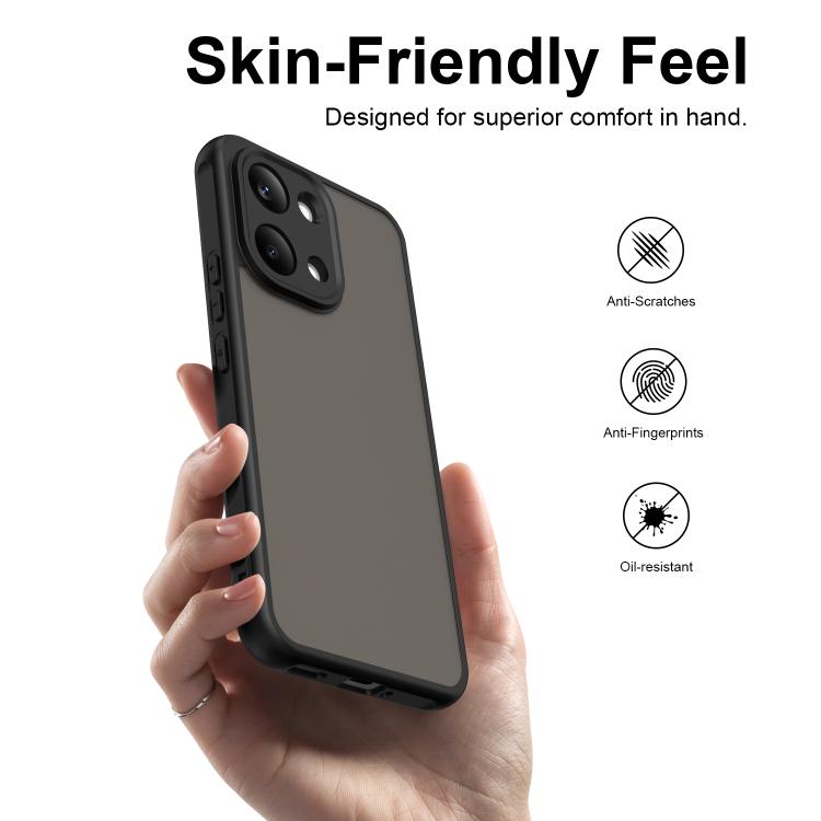 For Redmi Turbo 5 Max/Poco X8 Pro Max 5G Fan Dun Series TPU Hybrid PC Frosted Phone Case