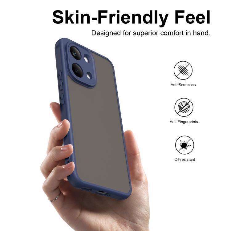 For Redmi Turbo 5 Max/Poco X8 Pro Max 5G Fan Dun Series TPU Hybrid PC Frosted Phone Case