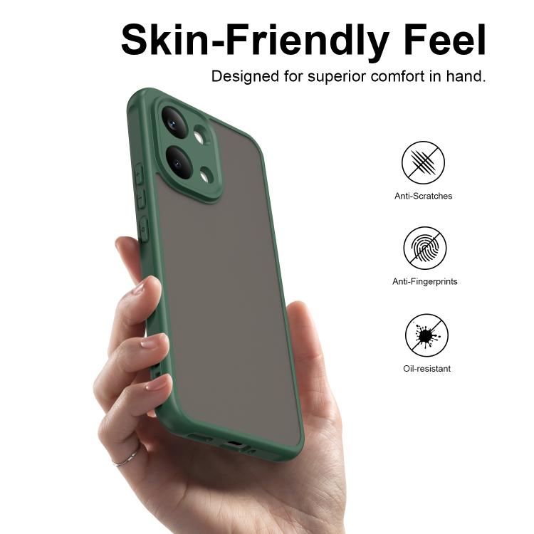 For Redmi Turbo 5 Max/Poco X8 Pro Max 5G Fan Dun Series TPU Hybrid PC Frosted Phone Case