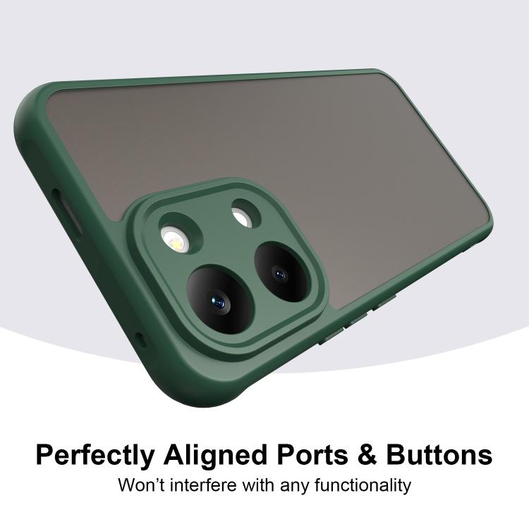 For Redmi Turbo 5 Max/Poco X8 Pro Max 5G Fan Dun Series TPU Hybrid PC Frosted Phone Case