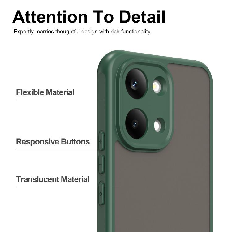 For Redmi Turbo 5 Max/Poco X8 Pro Max 5G Fan Dun Series TPU Hybrid PC Frosted Phone Case