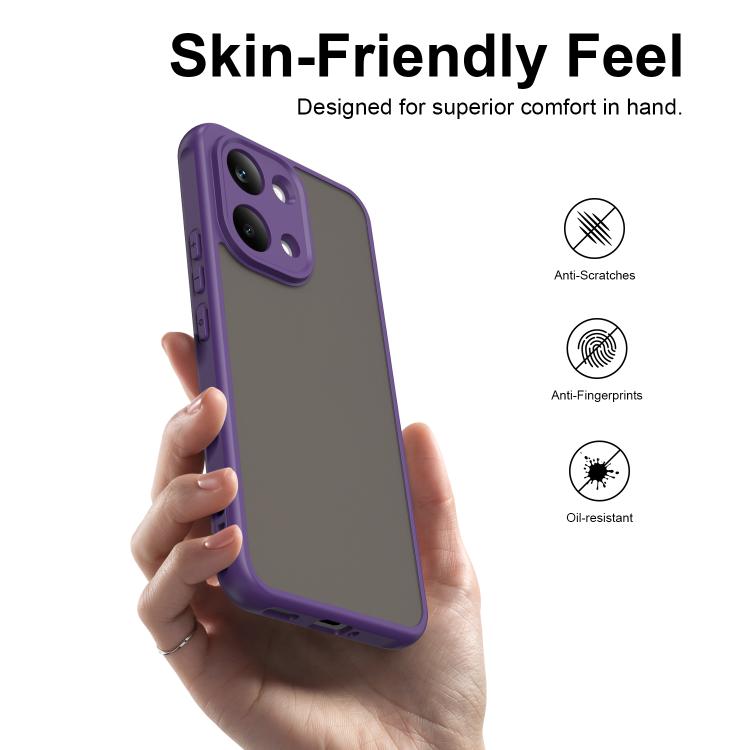 For Redmi Turbo 5 Max/Poco X8 Pro Max 5G Fan Dun Series TPU Hybrid PC Frosted Phone Case