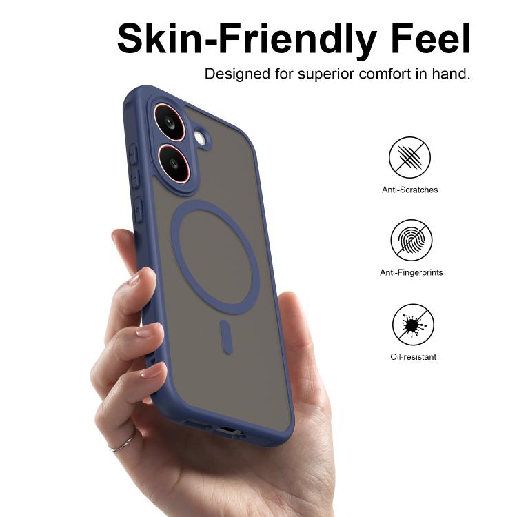 For Redmi Turbo 5 5G / Poco X8 Pro 5G Fan Dun Series TPU Hybrid PC Frosted Magsafe Phone Case