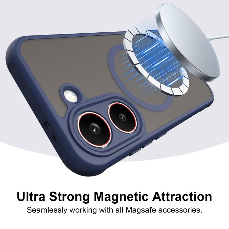 For Redmi Turbo 5 5G / Poco X8 Pro 5G Fan Dun Series TPU Hybrid PC Frosted Magsafe Phone Case