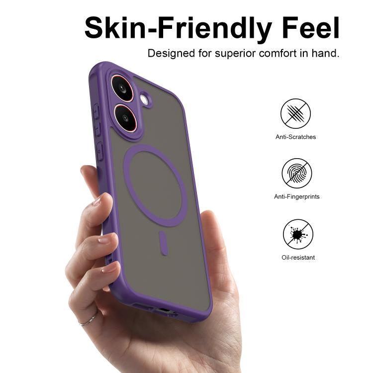 For Redmi Turbo 5 5G / Poco X8 Pro 5G Fan Dun Series TPU Hybrid PC Frosted Magsafe Phone Case