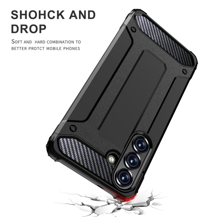 For Samsung Galaxy S26+ 5G Magic Armor TPU Hybrid PC Phone Case