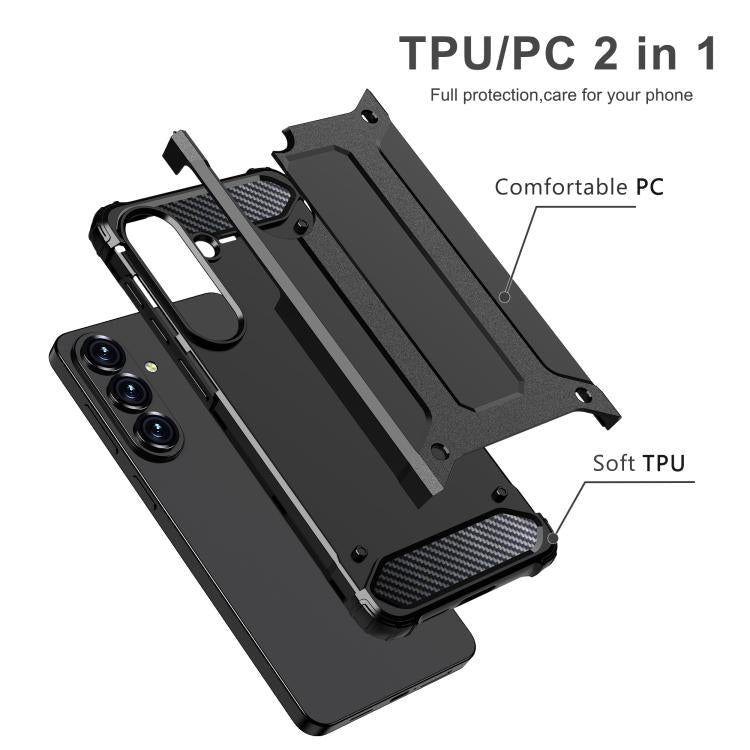 For Samsung Galaxy S26+ 5G Magic Armor TPU Hybrid PC Phone Case