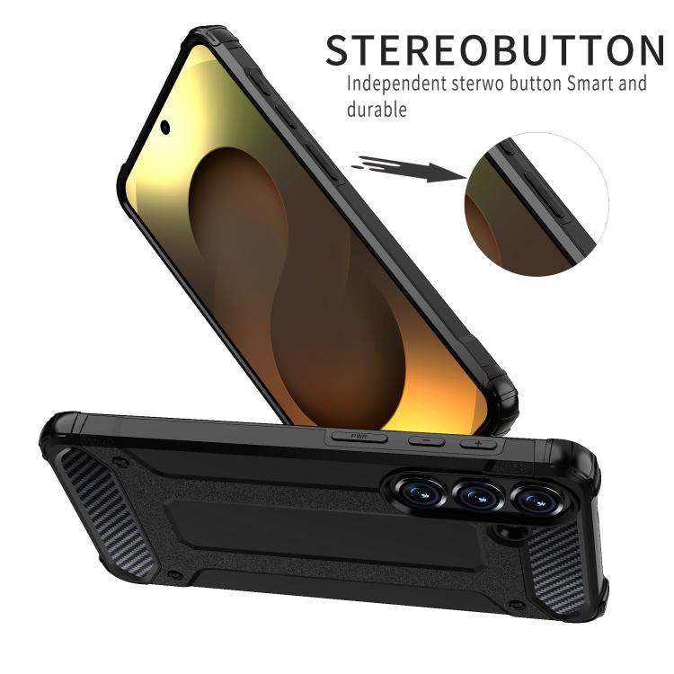 For Samsung Galaxy S26+ 5G Magic Armor TPU Hybrid PC Phone Case