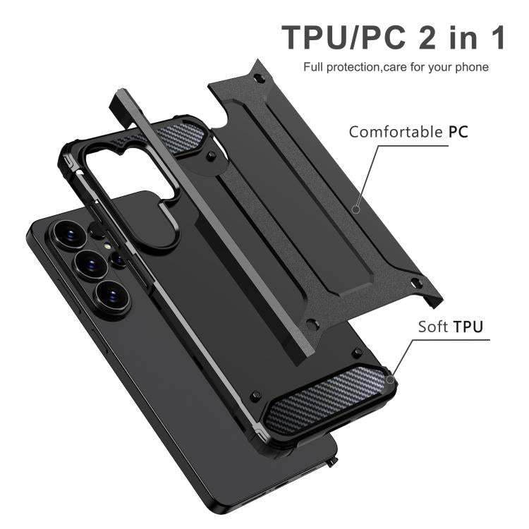 For Samsung Galaxy S26 Ultra 5G Magic Armor TPU Hybrid PC Phone Case