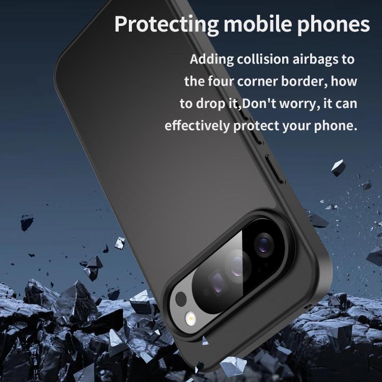 For Google Pixel 10 Pro XL Fanying Series PC Hybrid TPU Translucent Frosted Phone Case