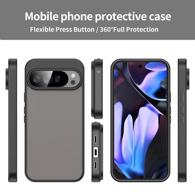 For Google Pixel 10 Pro XL Fanying Series PC Hybrid TPU Translucent Frosted Phone Case