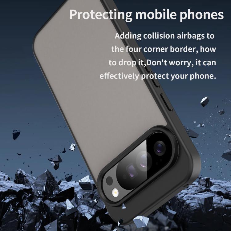 For Google Pixel 10 Pro XL Fanying Series PC Hybrid TPU Translucent Frosted Phone Case