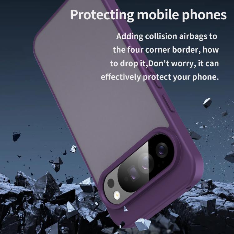 For Google Pixel 10 Pro XL Fanying Series PC Hybrid TPU Translucent Frosted Phone Case