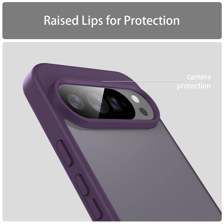 For Google Pixel 10 Pro XL Fanying Series PC Hybrid TPU Translucent Frosted Phone Case