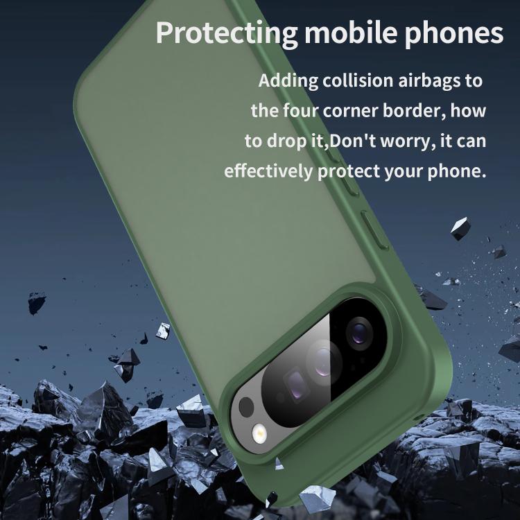 For Google Pixel 10 Pro XL Fanying Series PC Hybrid TPU Translucent Frosted Phone Case