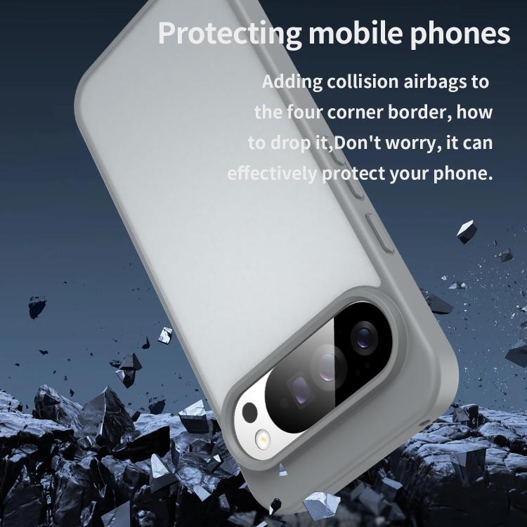For Google Pixel 10 Pro XL Fanying Series PC Hybrid TPU Translucent Frosted Phone Case