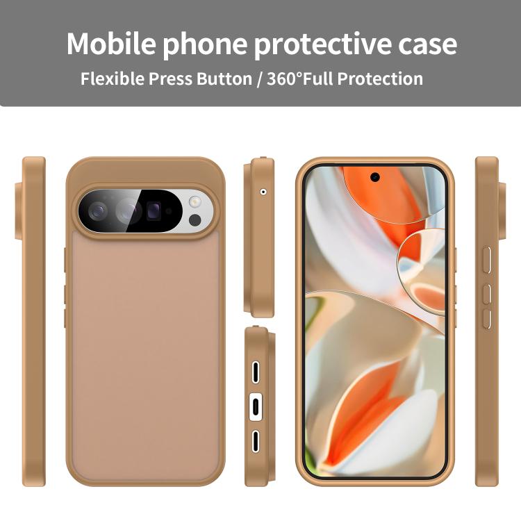 For Google Pixel 10 Pro XL Fanying Series PC Hybrid TPU Translucent Frosted Phone Case