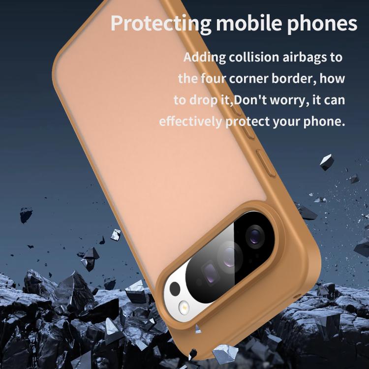 For Google Pixel 10 Pro XL Fanying Series PC Hybrid TPU Translucent Frosted Phone Case