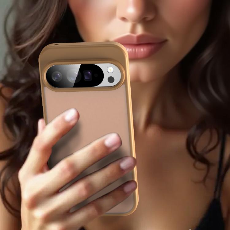 For Google Pixel 10 Pro XL Fanying Series PC Hybrid TPU Translucent Frosted Phone Case