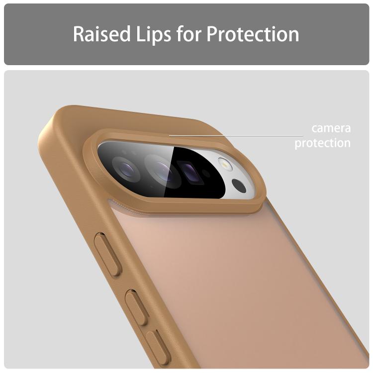 For Google Pixel 10 Pro XL Fanying Series PC Hybrid TPU Translucent Frosted Phone Case