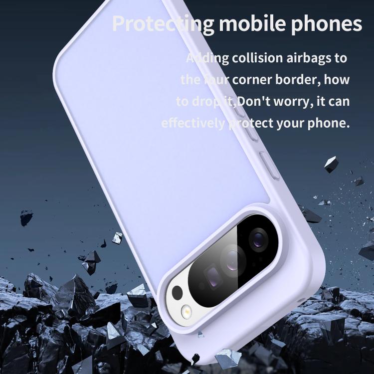 For Google Pixel 10 Pro XL Fanying Series PC Hybrid TPU Translucent Frosted Phone Case
