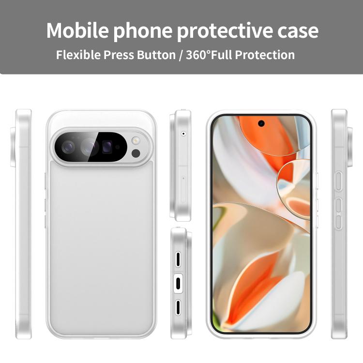 For Google Pixel 10 Pro XL Fanying Series PC Hybrid TPU Translucent Frosted Phone Case