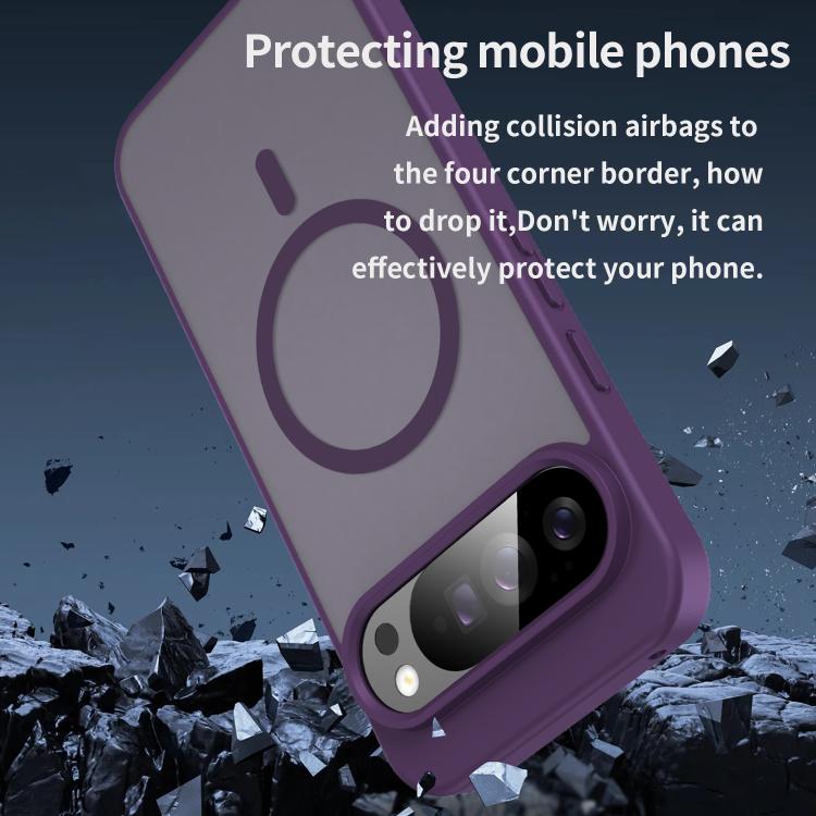 For Google Pixel 10 Pro XL Fanying Series PC Hybrid TPU Translucent Frosted MagSafe Phone Case