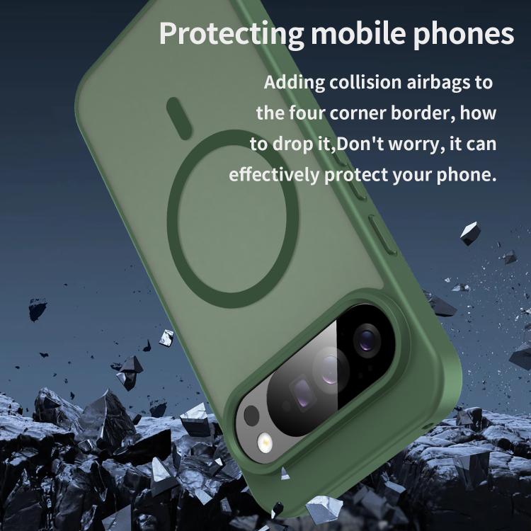 For Google Pixel 10 Pro XL Fanying Series PC Hybrid TPU Translucent Frosted MagSafe Phone Case