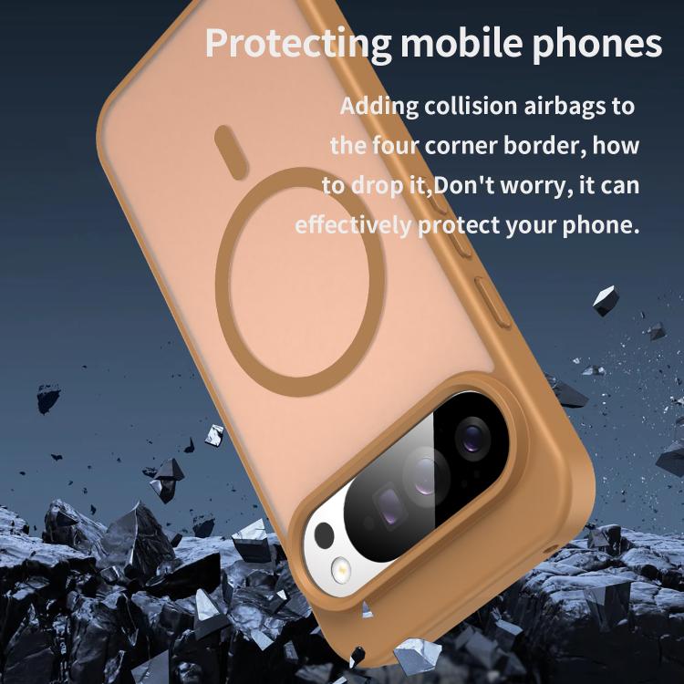 For Google Pixel 10 Pro XL Fanying Series PC Hybrid TPU Translucent Frosted MagSafe Phone Case