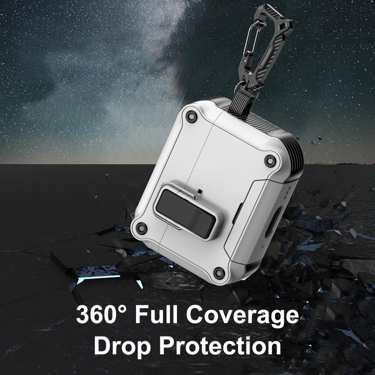 For AirPods Pro 2 Safety Buckle Magnetic Auto Pop-Up Earphones Protective Case With Holder
