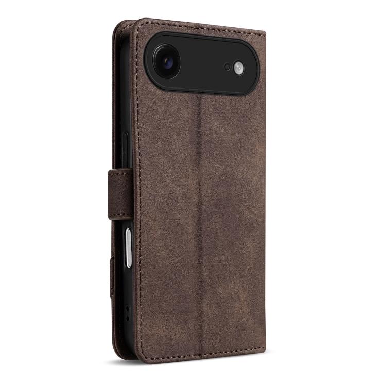 For iPhone Air AZNS A2 Series Tri-Card Wallet RFID Vegan Leather Phone Case with Strap