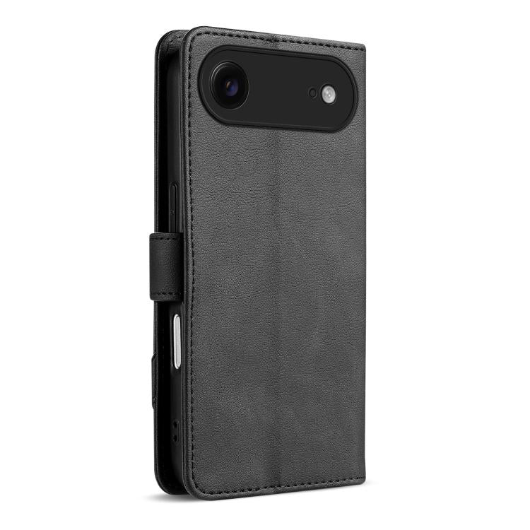 For iPhone Air AZNS A2 Series Tri-Card Wallet RFID Vegan Leather Phone Case with Strap