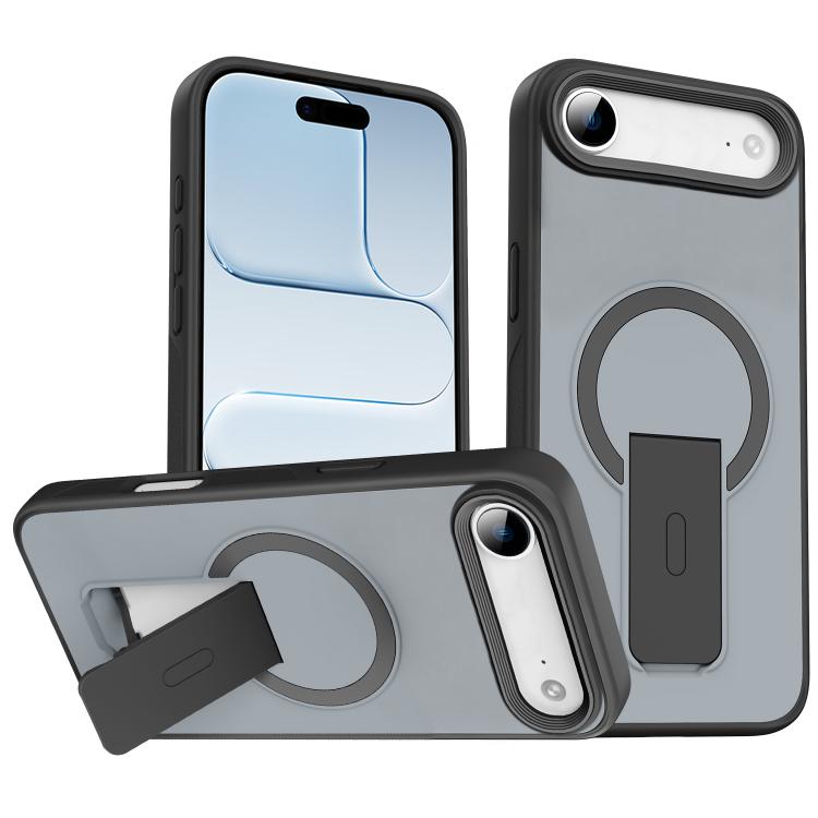 For iPhone Air Skin Feel Invisible Kickstand MagSafe Phone Case