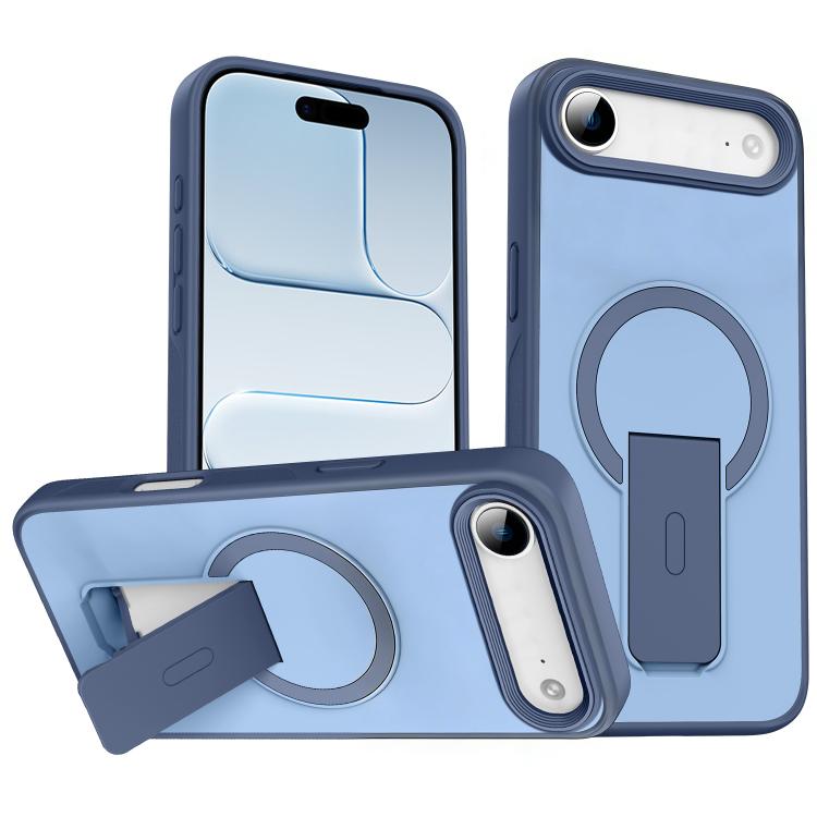 For iPhone Air Skin Feel Invisible Kickstand MagSafe Phone Case