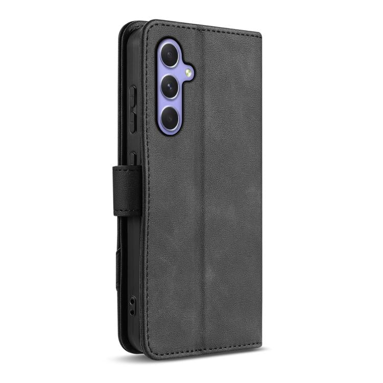 For Samsung Galaxy A35 5G AZNS A2 Series Tri-Card Wallet RFID Vegan Leather Phone Case with Strap