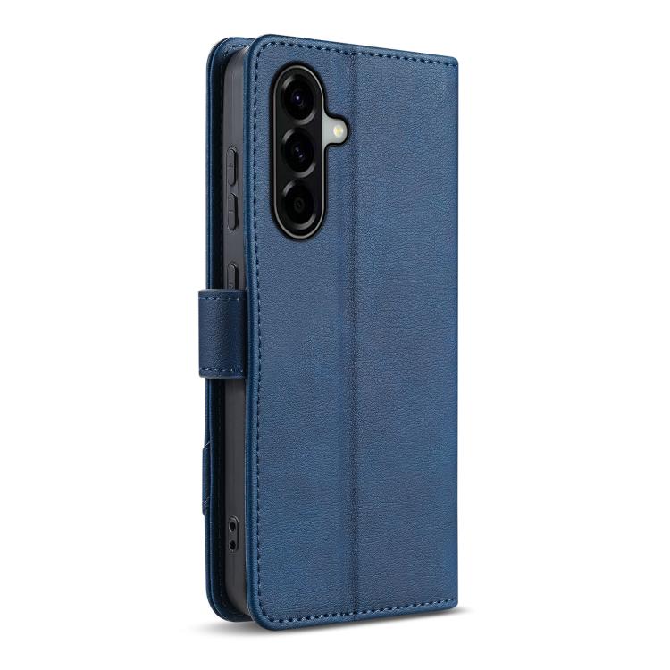 For Samsung Galaxy A37 5G AZNS A2 Series Tri-Card Wallet RFID Vegan Leather Phone Case with Strap