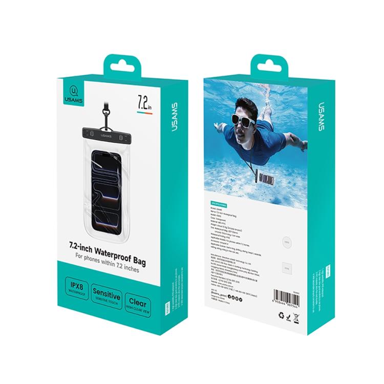 USAMS YD016 7.2 inch Waterproof Bag - Transparent