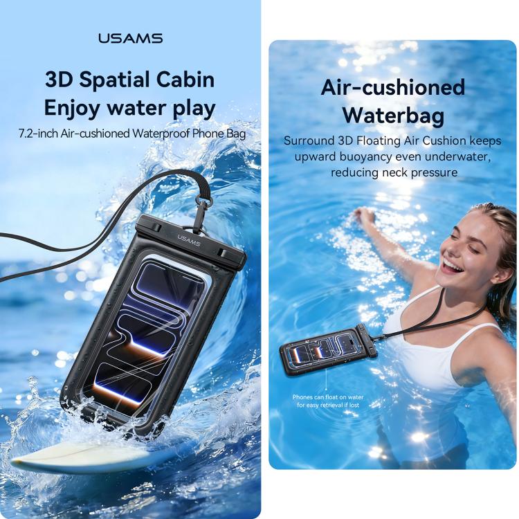 USAMS YD017 7.2-inch Air-cushioned Waterproof Bag