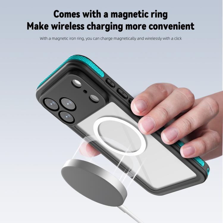 For iPhone 17 Pro Max RedPepper V Series IP68 Waterproof Magnetic Phone Case
