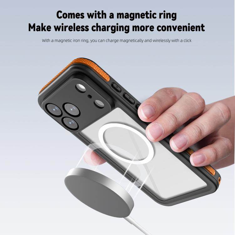 For iPhone 17 Pro Max RedPepper V Series IP68 Waterproof Magnetic Phone Case