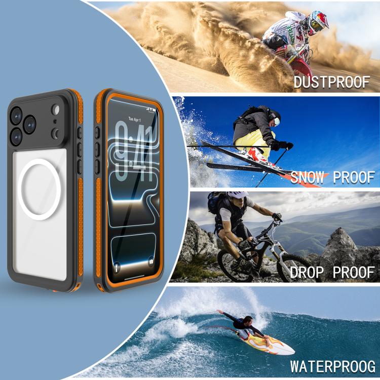 For iPhone 17 Pro Max RedPepper V Series IP68 Waterproof Magnetic Phone Case