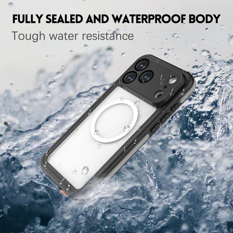 For iPhone 17 Pro Max RedPepper V Series IP68 Waterproof Magnetic Phone Case