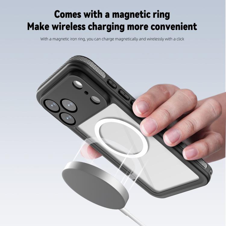 For iPhone 17 Pro Max RedPepper V Series IP68 Waterproof Magnetic Phone Case