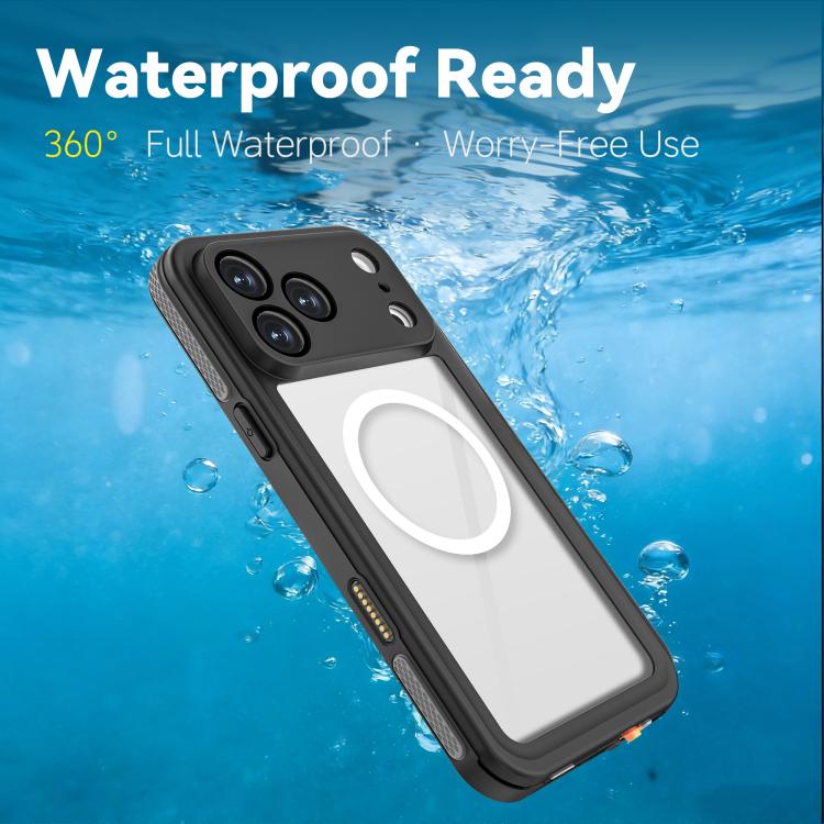 For iPhone 17 Pro Max RedPepper V Series IP68 Waterproof Magnetic Phone Case